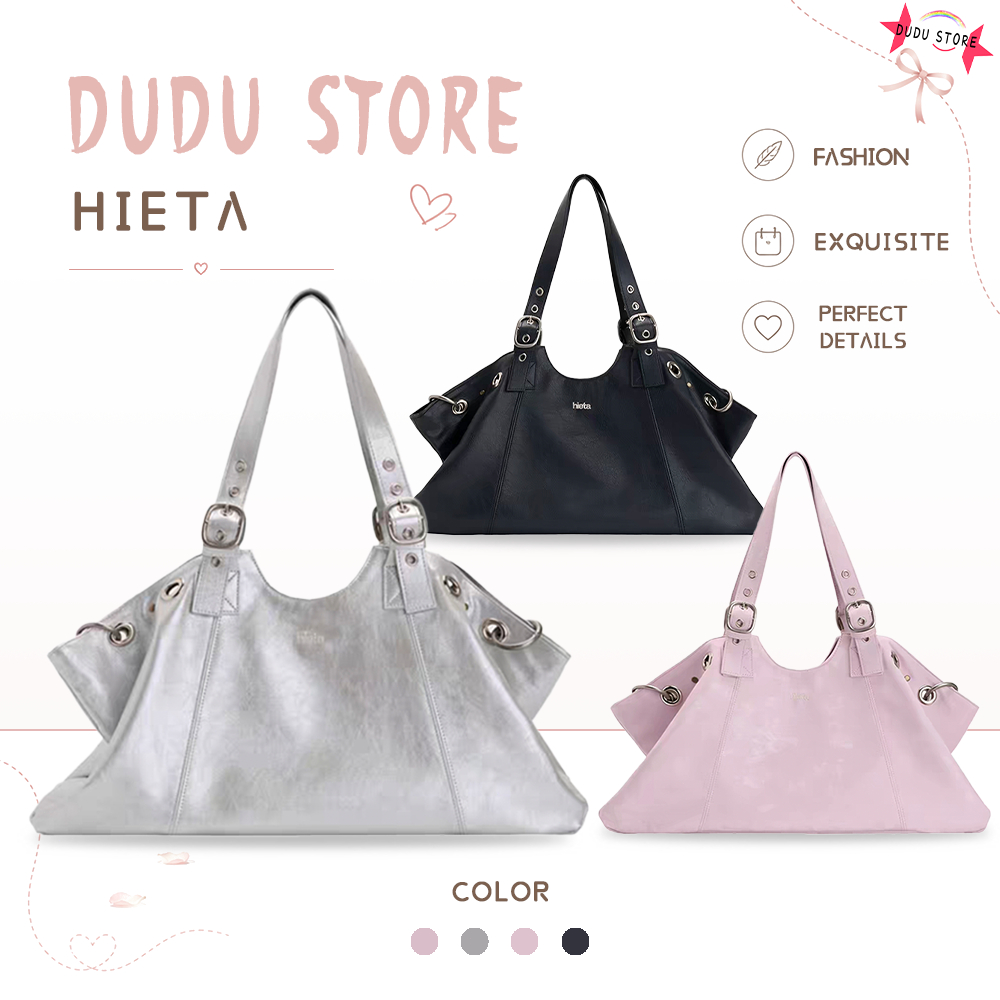 🌼รับหิ้วของจากเกาหลี【ของแท้ 100%】HIETA  👜กระเป๋าโท้ท Large
