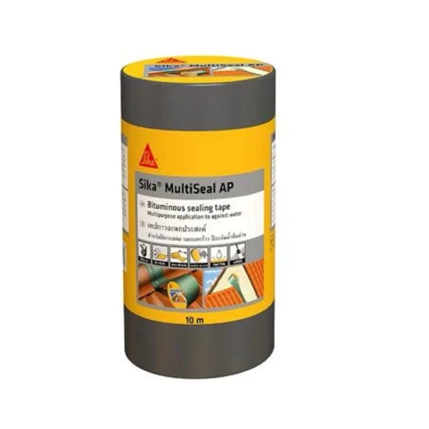 Sika MultiSeal AP เทปบิทูเมน เทปกันรั่ว เทปกันซึม สีเทา ขนาด 30ซม.x10ม. กันรั่วซึม ใช้งานภายนอก/ภายใน