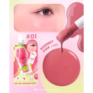 (ซอง)2P OH MY BLUSH DOT บลัชหัวโต