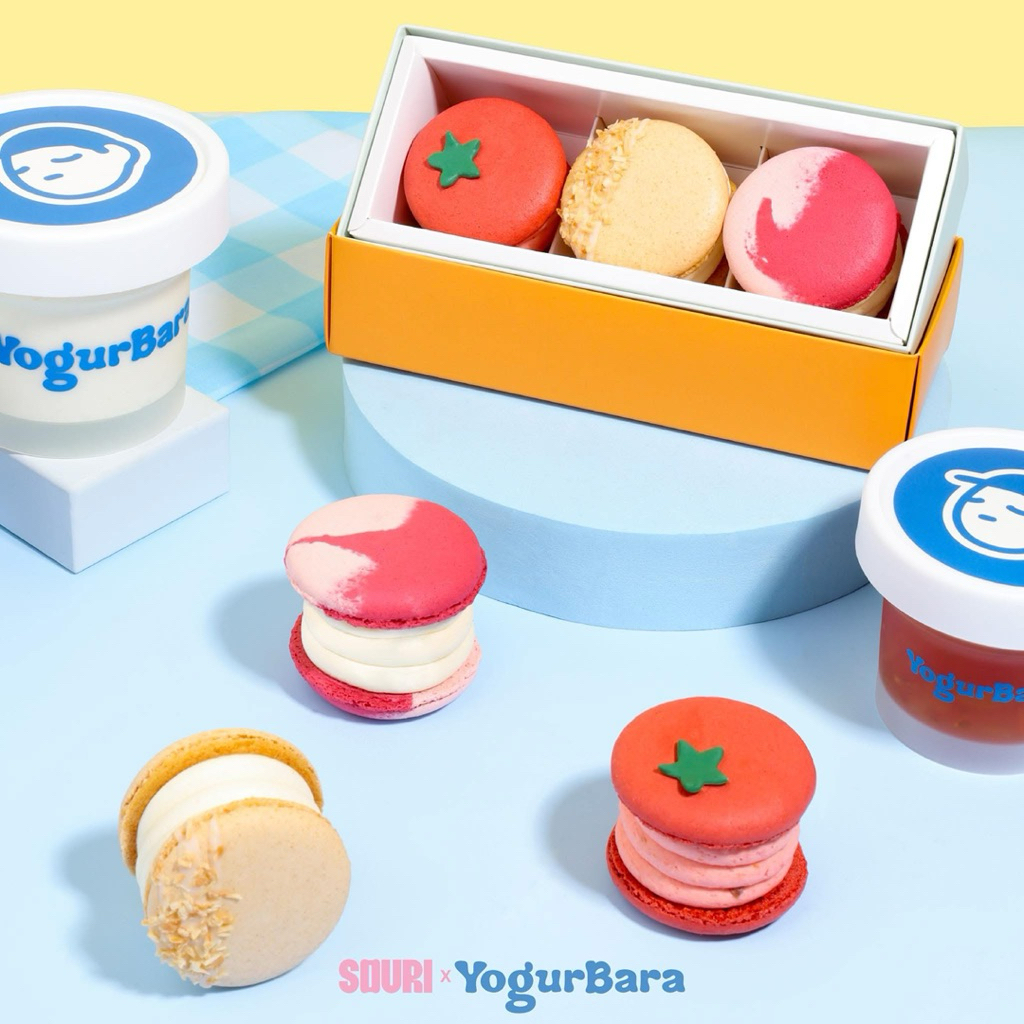 [รับหิ้ว] SOURI x Yogurbara Set Fatcaron มาการองน่ารักมาก (ส่งรถห้องเย็นได้ทุกจังหวัด)