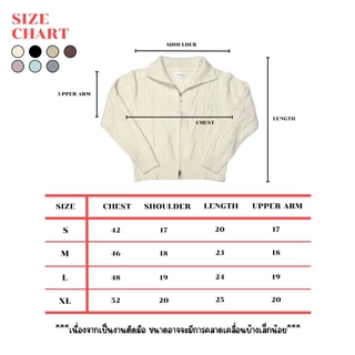 JARINYA (S-XL) เสื้อสเวตเตอร์ผ้าหนานุ่มใส่สบาย 2 ซิป (T1015)