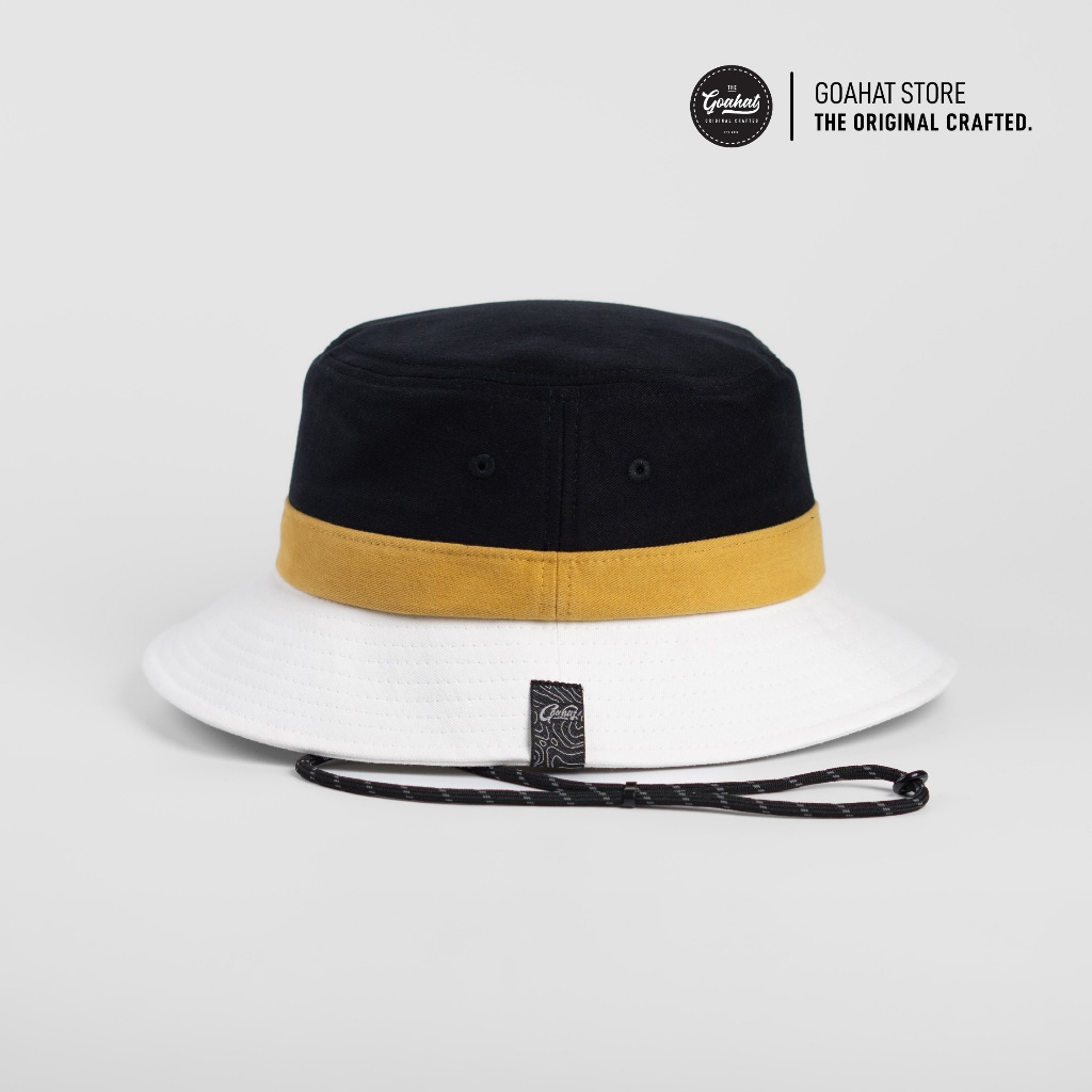 G113 Black Mustard หมวกบักเก็ต Premium Cotton สไตล์วินเทจ นุ่ม เบา ใส่สบาย ระบายอากาศได้ดี