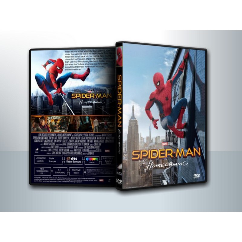 [ DVD Movie มีปก+สกรีนแผ่น ] MARVEL PHASE 3 Spider Man 1-3