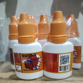 SUMAฝาส้มขนาด12MLสำหรับเพาะพันธ์ปลากัด ของแท้ 100 %