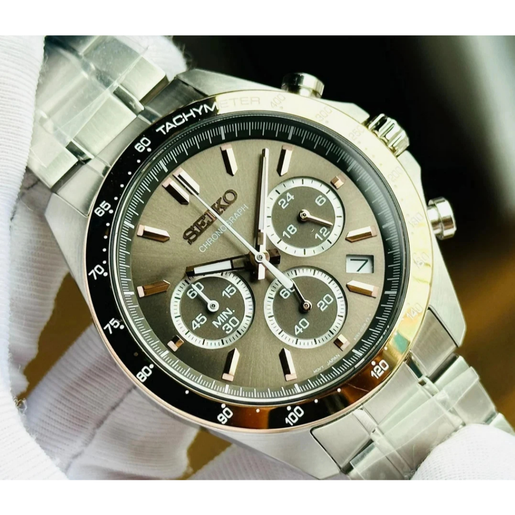 นาฬิกา ไซโก้ SBTR026 Chronograph ดีไซน์หรู กันน้ำ 100 เมตร