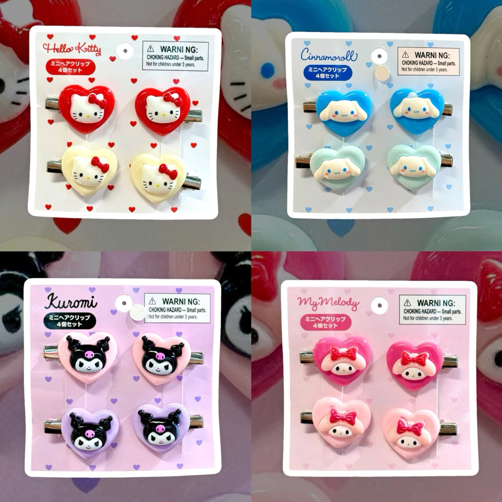 🇹🇭กิ๊บการ์ตูนกิ๊บจิ๋วได้ถึง4️⃣ตัว น่ารักมาก🦋พร้อมส่งจำนวนจำกัด