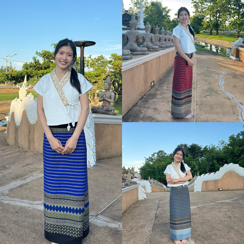 ผ้าฝ้ายทอเครื่องยังไม่ได้ตัดเย็บ