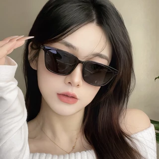 COD🌼แว่นตากันแดดกรอบเหลี่ยมขนาดเล็กสไตล์เกาหลีแฟชั่นป้องกันรังสียูวีแว่นตาผู้ชายและผู้หญิง-Ranliyy