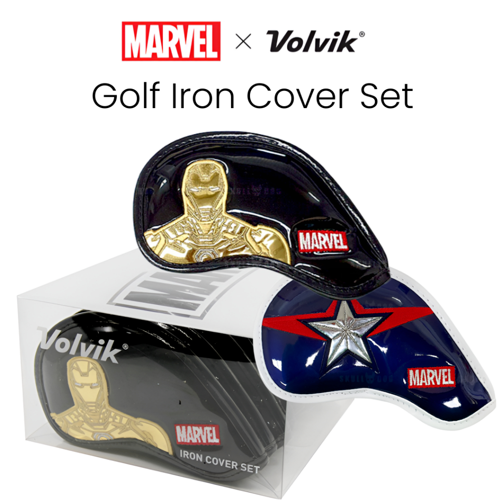 [🚚จัดส่งไว] Volvik×MARVEL Golf Iron Cover Set