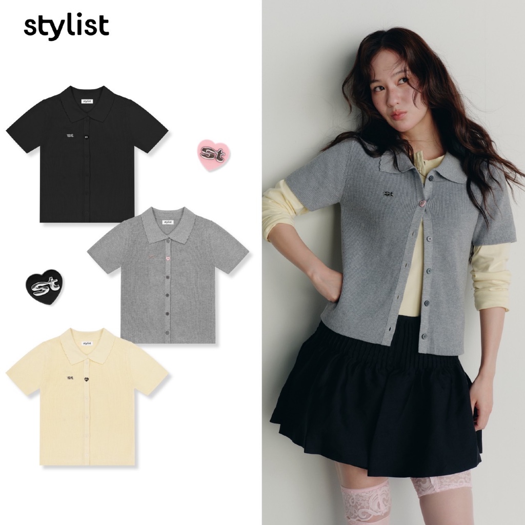 STYLIST - Knit Polo เสื้อโปโล ไหมพรม