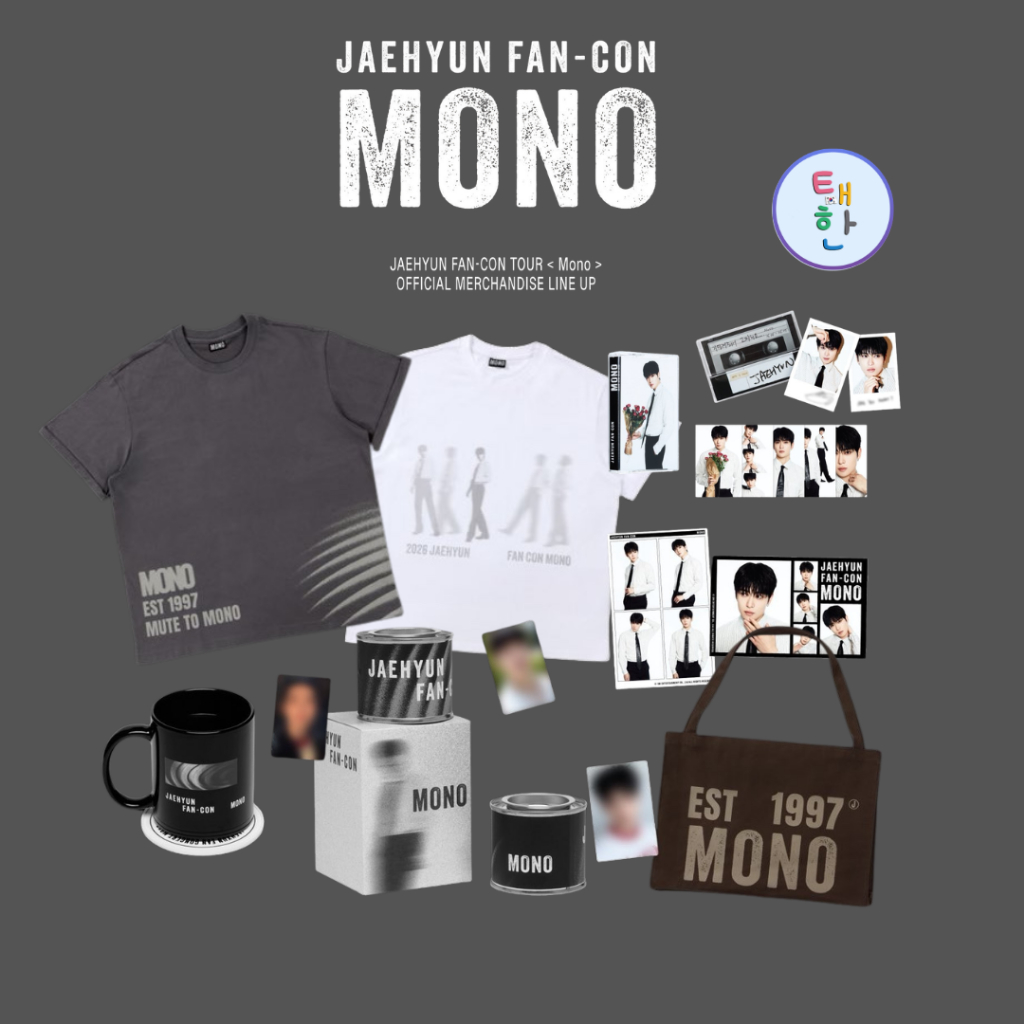 ส่งด่วน ส่งทันที [NCT] JAEHYUN FAN-CON TOUR < Mono > OFFICIAL MERCHANDISE (2)