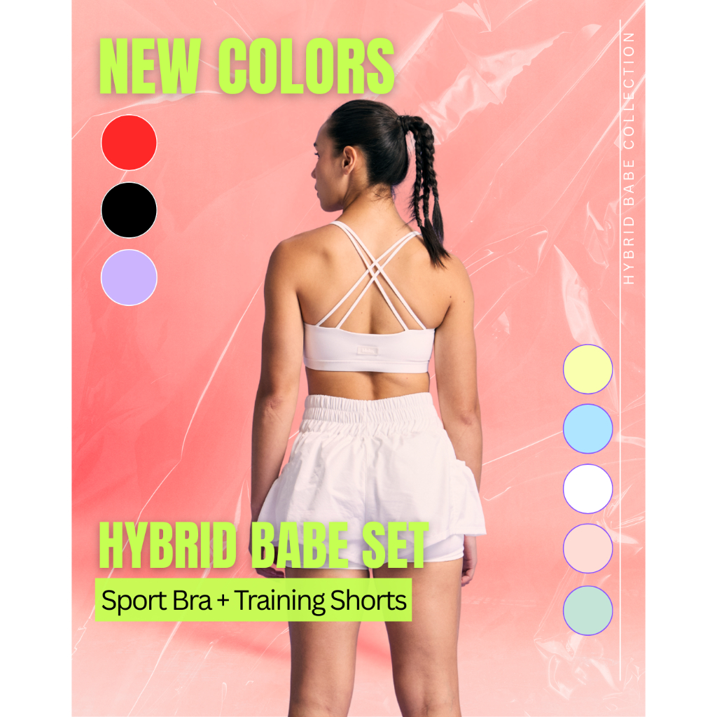 Hyrox Hybrid Babe Set Sport Bra + Training Pants เซ็ตสปอร์ตบราและกางเกงเทรนนิ่ง