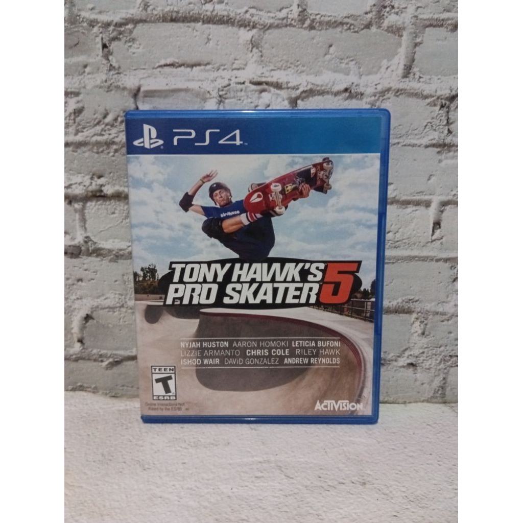 แผ่นเกมมส์ PS4 TONY HAWK'S PRO SKATER5 มือสอง