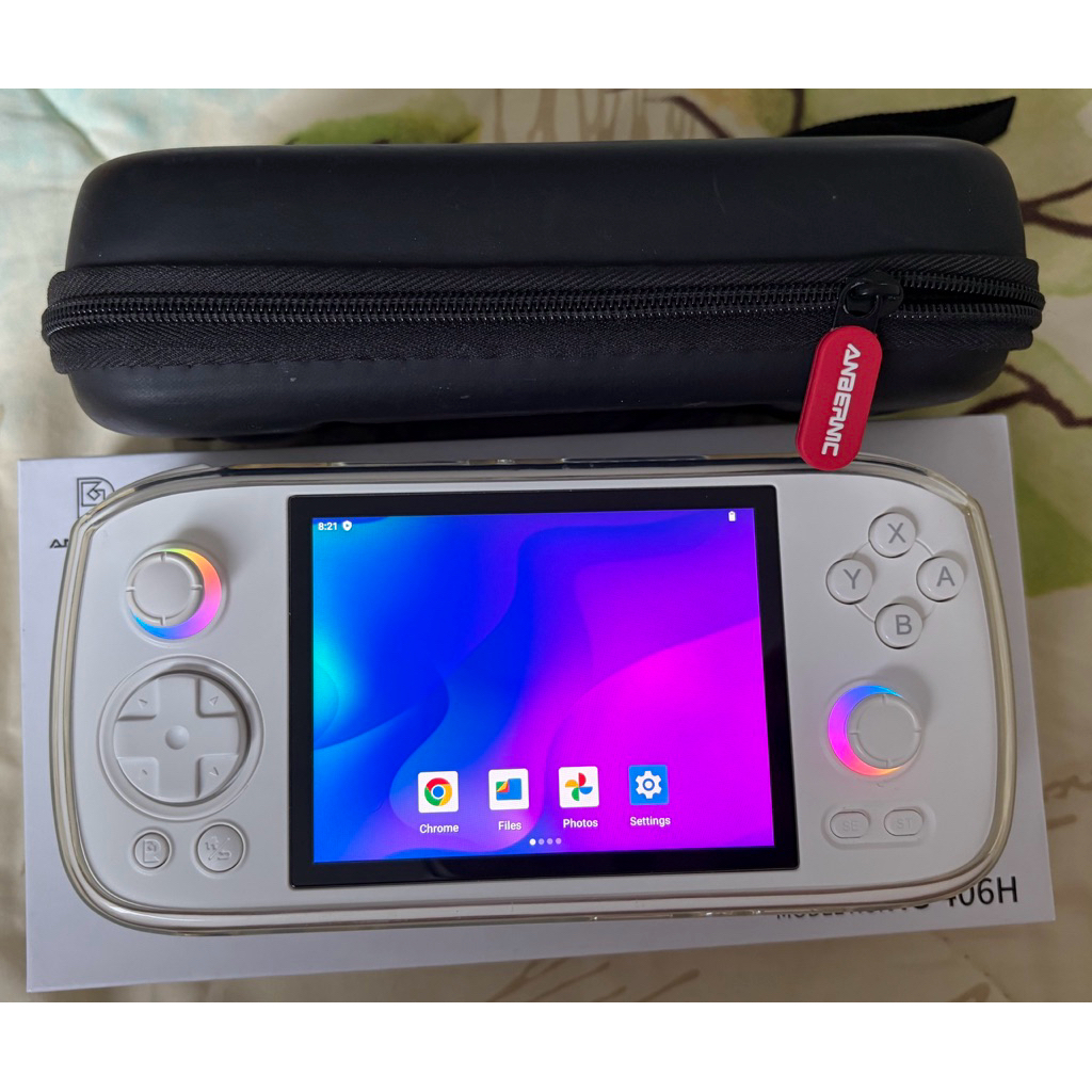 เครื่องเกมส์พกพา Anbernic RG406H มือ2 ของครบกล่องสายชาร์จ+กระเป๋า(ไม่มีเมม) 🕹️