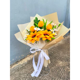 ช่อดอกไม้ ลวดกำมะยี่ จัดช่อดอกไม้💐