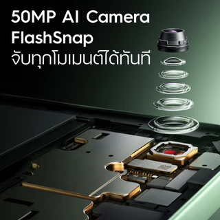 TECNO Spark 50 5G (4+128) | 6500mAh 45W| 6.78" HD+ 120Hz| 50MP| รับประกัน 13 เดือน