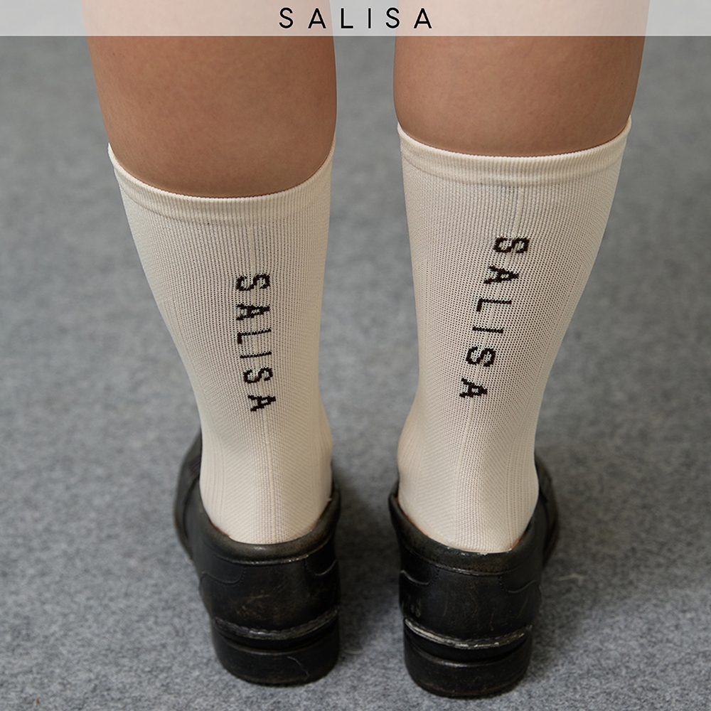 SALISA - CREW SOCKS Unisex ถุงเท้าครึ่งแข้ง
