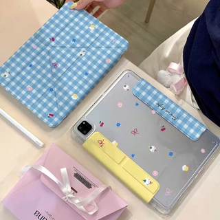 🚚ส่งใน 24 ชม🚚เคส iPad พับแบบ Y Gen10 Air13 Air8 ที่ใส่ปากกา โบว์เชอร์รี่ลูกแมว เคส iPad Gen11 Air7