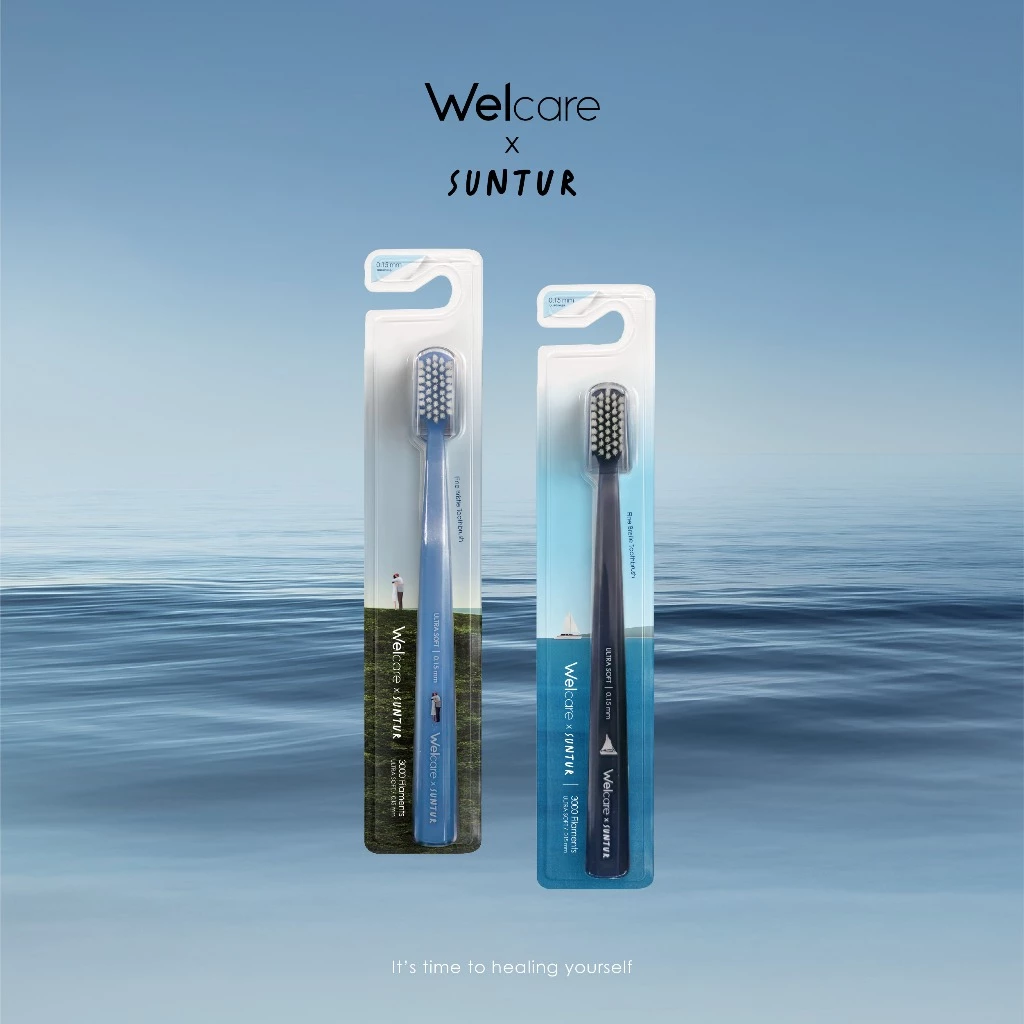 [ใหม่!] Welcare x Suntur Welcare Ultra Soft Toothbrush Limited Edition แปรงสีฟัน เวลแคร์ อัลตร้า ซอฟต์ 0.15 มม