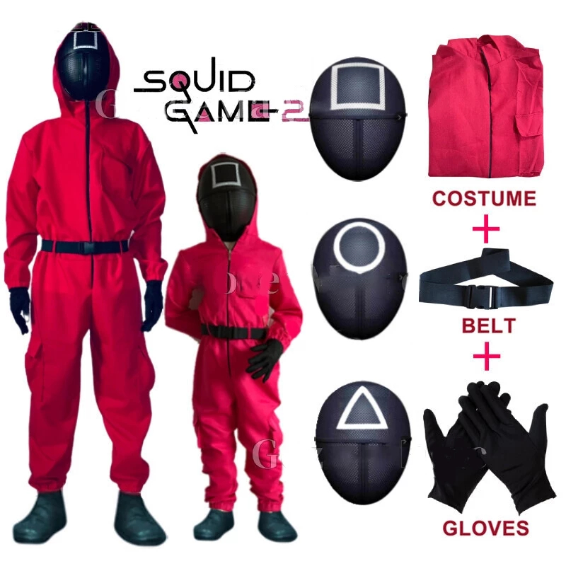 HZG พร้อมส่ง!! ชุดนักโทษ  ทรชนคนปล้นโลก La casa de papel Dali mask jump suit dali money heist