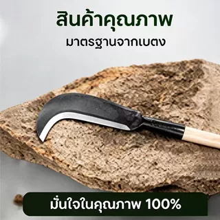 มีดพร้าเบตง คมจัด พร้อมด้ามไม้ แข็งแรง ทนทาน เหล็กกล้าคุณภาพสูง ตัดไม้ ฟันกิ่งไม้ ถางหญ้า ใช้งานอเนกประสงค์