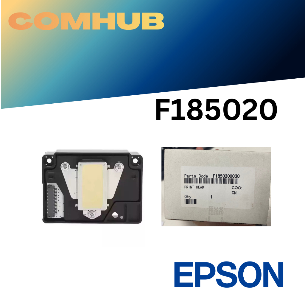 F185020 EPSON PRINTHEAD หัวพิมพ์แท้ L1300 เอปสัน มีสติกเกอร์