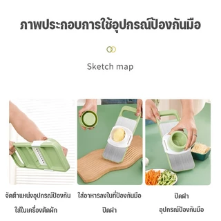 Beauty Life เครื่องหั่นผักผลไม้ ที่ขูดผัก 5in1 มัลติฟังค์ชั่น ที่สไลด์ผัก ใบมีดสแตนเลส จะไม่ได้รับบาดเจ็บ ใช้งานง่าย