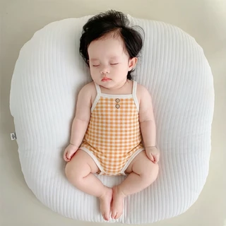 BEAR BABY ชุดบอดี้สูทเด็กสายเดี่ยว ลายสก๊อต สวมใส่แล้วไม่อึดอัด ผ้าคุณภาพดี ใส่ง่าย ไซส์59-90