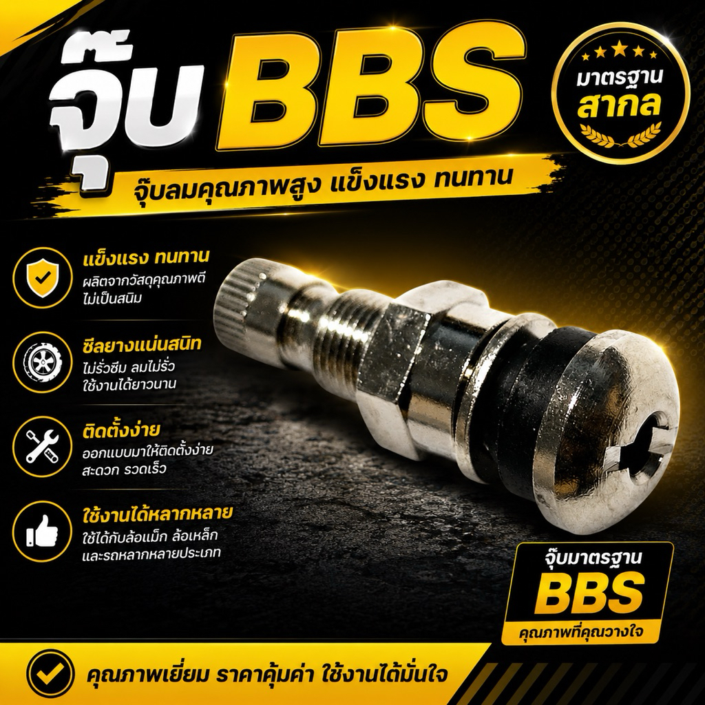 จุ๊บBBS  ขันนอก  (จำนวน10ตัว)