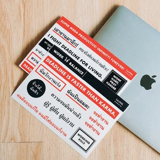 ‘WORK ไร้ BALANCE’ STICKER (Size A5)