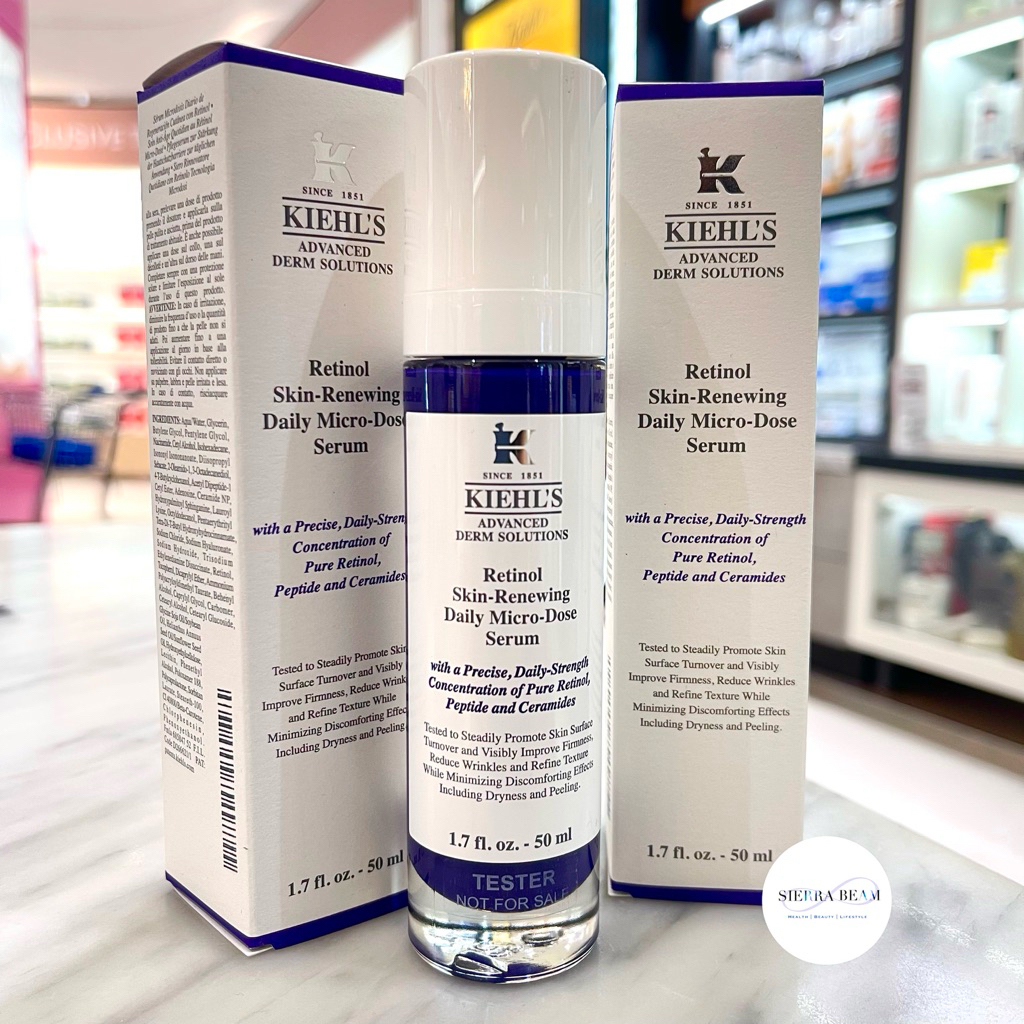 KIEHL'S Retinol Daily Skin-Renewing Micro-Dose Serum ของแท้ป้ายห้าง Central / King Power