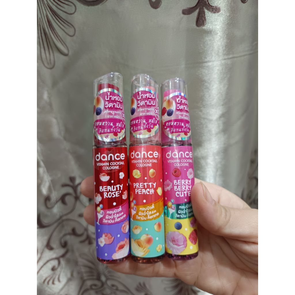 Dance Vitamin Cocktail Cologne สเปรย์น้ำหอมโคโลญจน์  ผสานสารสกัดจากผลไม้และสารอาหารผิวรวม 8ชนิด ช่วย
