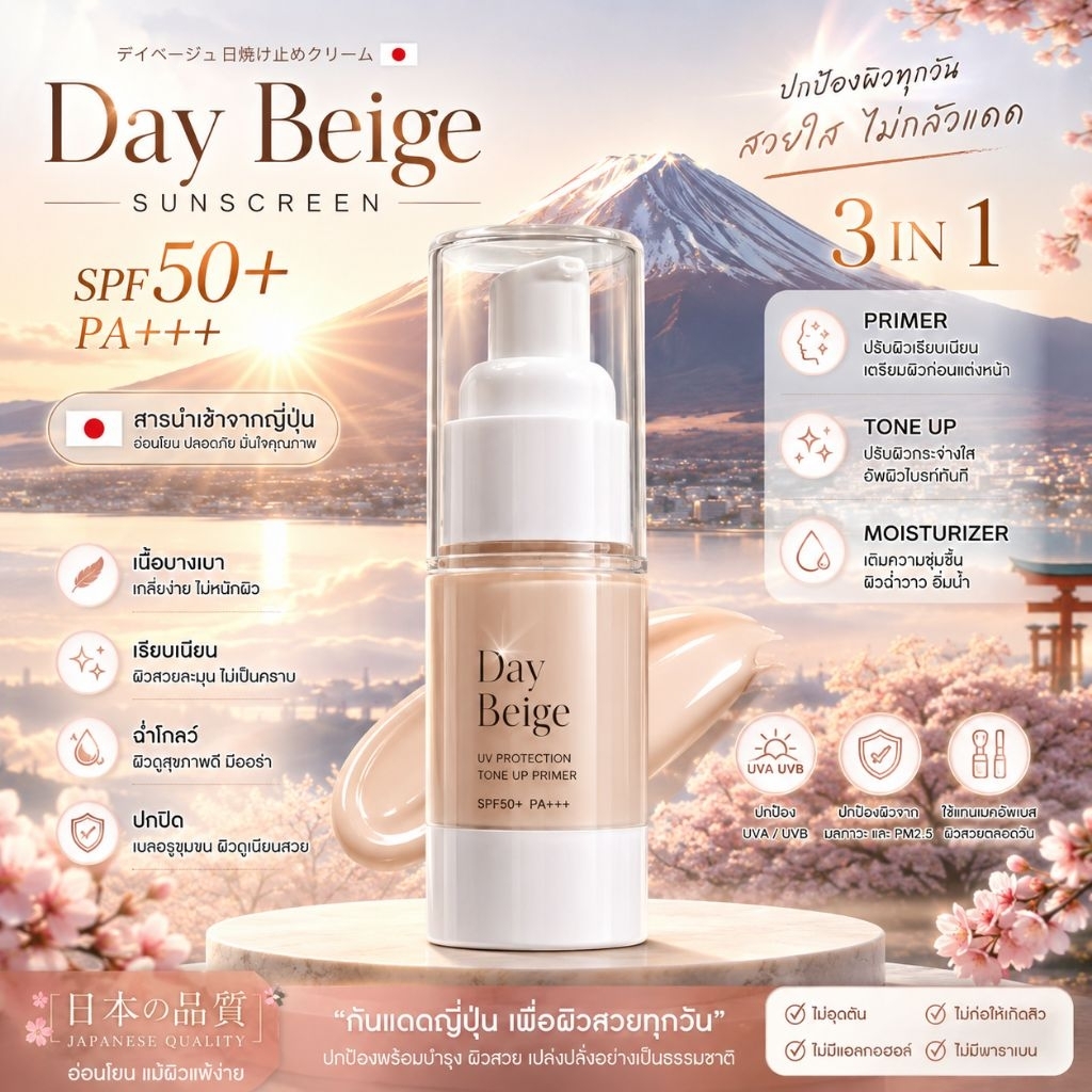 New☀️Day Beige Sunscreen