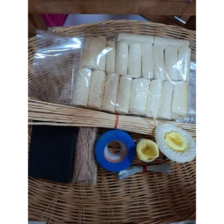 ชุดทดลองทำดอกไม้จันทน์ ทำได้ประมาณ 100 ดอก
