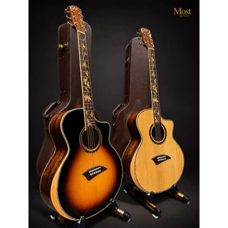 กีต้าร์โปร่ง Most M-304 all solid ไม้แท้ทั้งตัวพร้อมฮาร์ทเคส ทรงJF 41นิ้ว สวย เสียงดีมาก