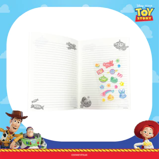 UNO สมุดริมด้าย A5 + สติกเกอร์ Toy Story ลิขสิทธิ์แท้