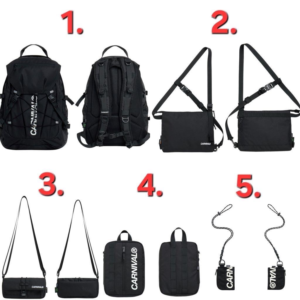 [ ของแท้ ] กระเป๋า CARNIVAL x CORDURA re/cor™ 2026 COLLECTION PART.1 ของใหม่ พร้อมส่ง