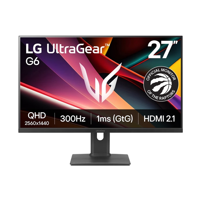 LG Monitor UltraGear G6 27G64NA-B 27inch QHD IPS 300Hz จอมอนิเตอร์เกมมิ่ง 27นิ้ว รับประกัน 3ปี