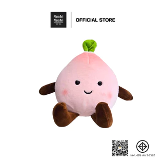 Moshi Moshi ตุ๊กตาโมชิโมชิ ตุ๊กตาน้องลูกพีช ตุ๊กตาขนนุ่ม ขนาด 15 เซนติเมตร รุ่น 8100048718