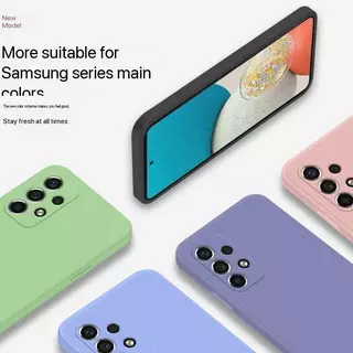 เคสชิลิโคน กำมะหยี่ สำหรับ Samsung A23 A53 A52 A52S A13 4G A02S A03S A32 A02 M02 เคสกันกระแทก กำมะหยี่