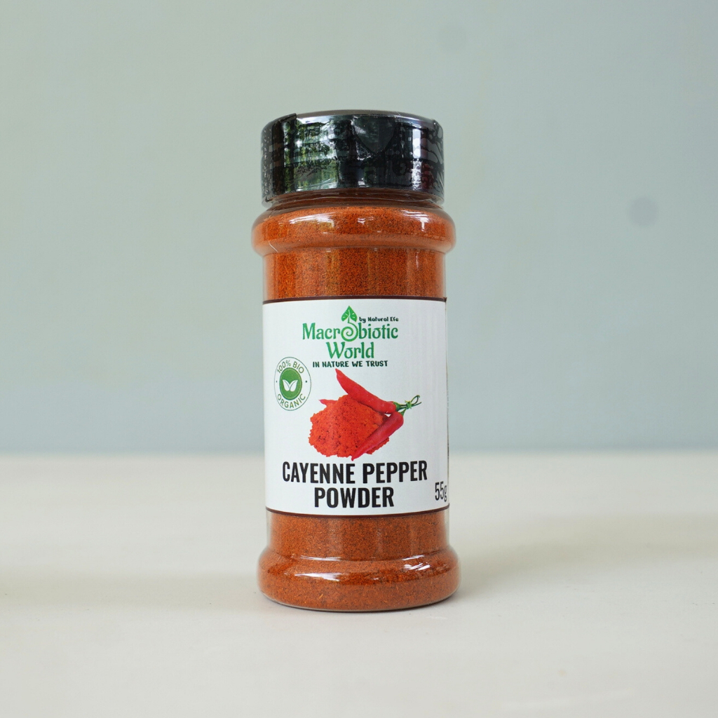 Organic/BIO Spices l Cayenne Pepper พริกคาเยนผง (55g/100g) SYM