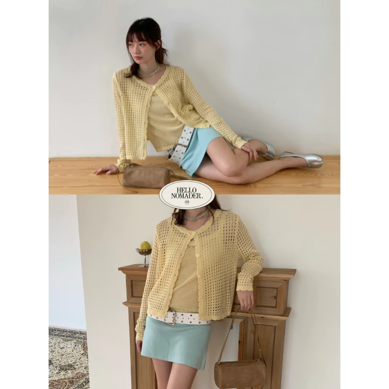 NOMADE.& พร้อมส่ง Doll Muse Summer Set {เซ็ทเสื้อสายเดี่ยว+คาร์ดิแกน}