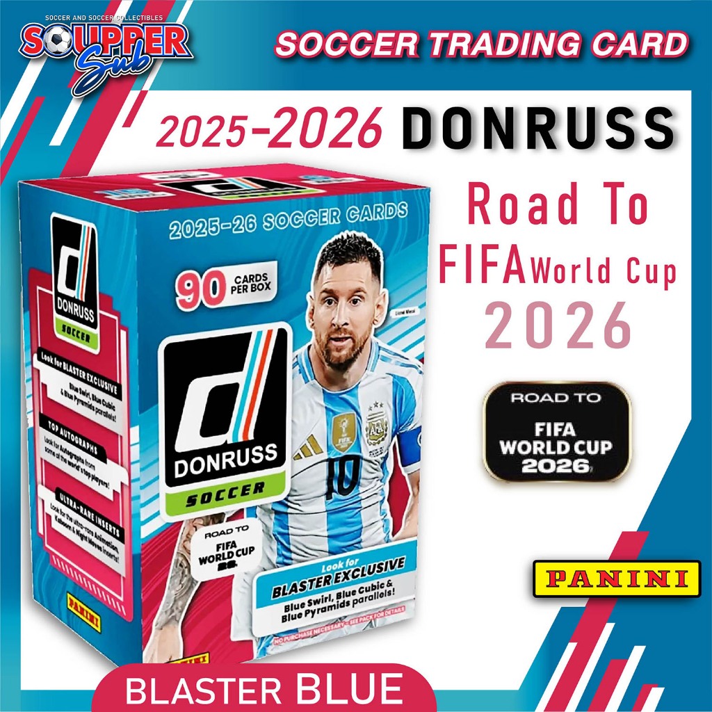 2025-26 Donruss Road to FIFA World Cup Blaster (Blue)