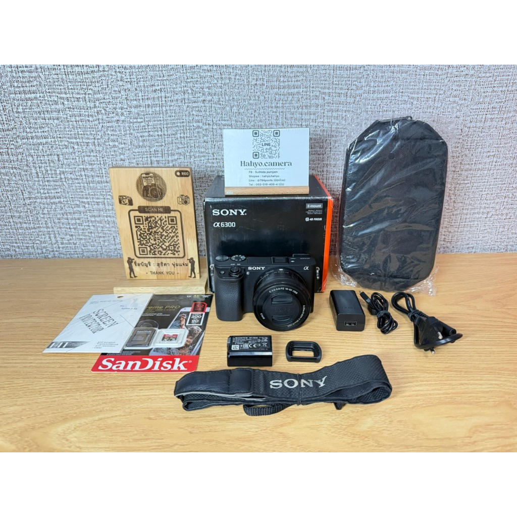 Sony a6300 สินค้ามือสองหมดประกัน 🔥 มีบริการส่งด่วน/ส่งทันทีใน กทม. 🔥
