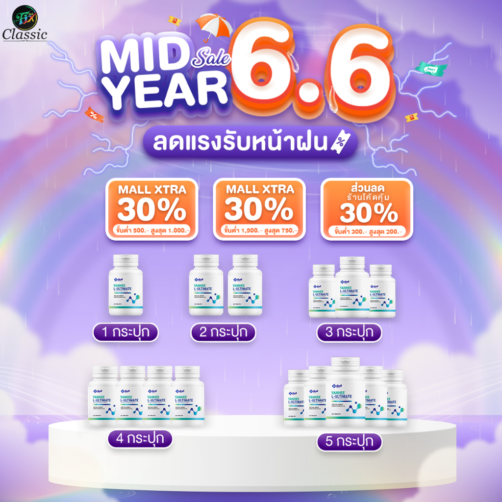 Yanhee Ultimate L-Carnitine ยันฮี อัลติเมท แอล-คาร์นิทีน วิตามินอาหารเสริม นน. 1กระปุก 30เม็ด
