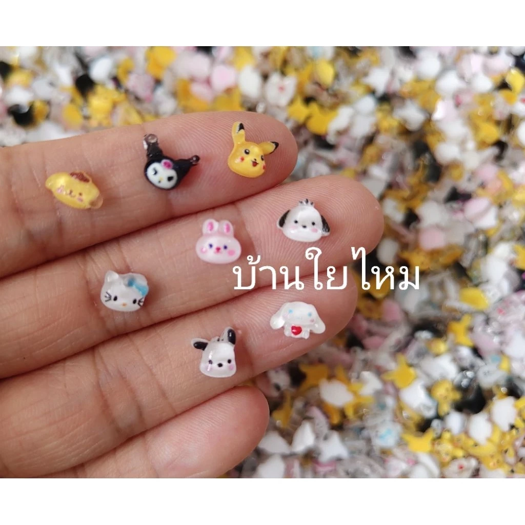 เรซิ่นตัวการ์ตูนจิ๋ว คละแบบ แพ็คละ 50 ชิ้น