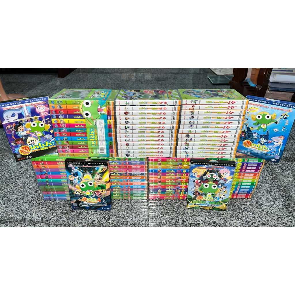DVD KERORO เคโรโระ ภาค 1-7 + The Movie