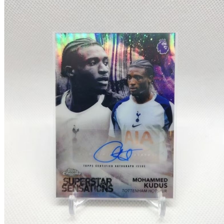Topps Chrome EPL 25/26 - Mohammed Kudus - Tottenham Hotspur - Superstar Sensations Autogrph