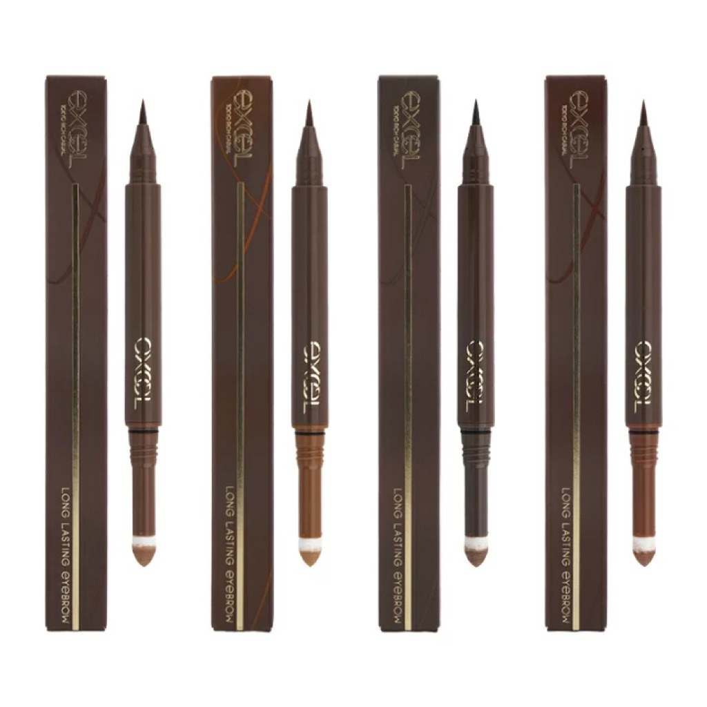🇯🇵พรี | แท้ Excel - Long Lasting Eyebrow 0.6g ที่เขียนคิ้วแบบ 2-in-1🇯🇵