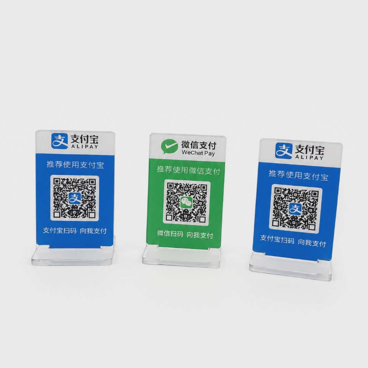 J126B โมเดลการชำระเงินQR ของจิ๋วจำลองแพ็คละ10 ชิ้น